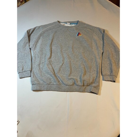 Aldi Gear Sweatshirt Unisex Size XL Gray Crew Neck Pullover Athleisure Casual - Picture 1 of 4